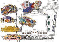 signs de slots, cartas, fichas y layout